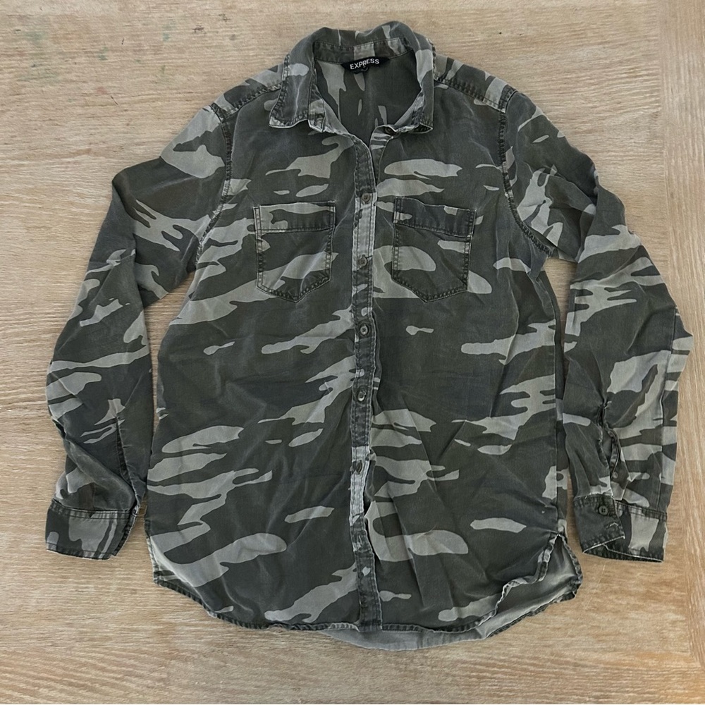 Camo Long Sleeve Shirt